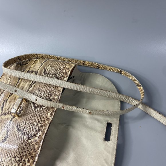 Vintage Susan Gail Genuine Snakeskin Clutch/Shoulder Bag - Picture 13 of 14